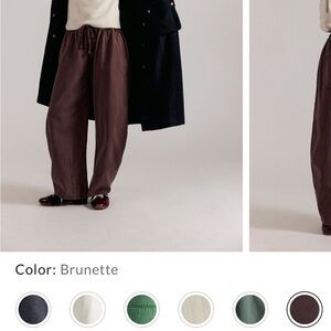 Free People Lex Barrel Pants Brunette